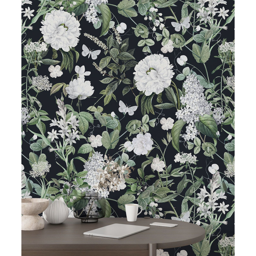 Papier peint motif XL - Motif floral