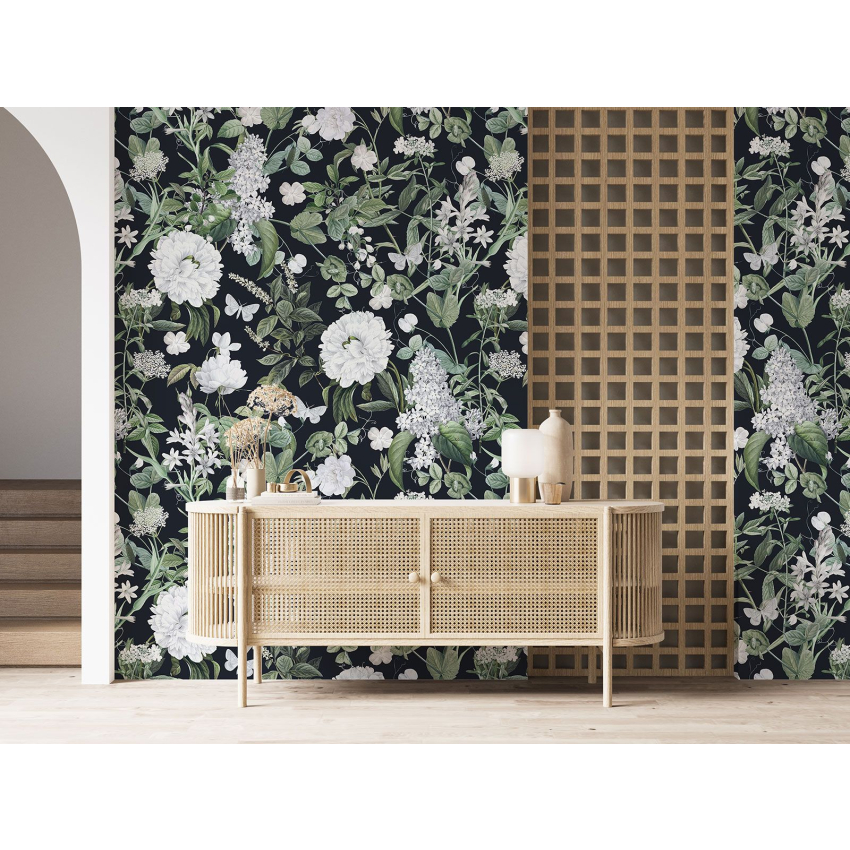 Papier peint motif XL - Motif floral