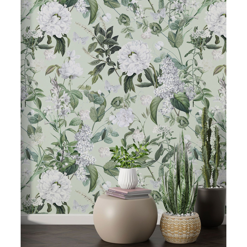 Papier peint motif XL - Motif floral