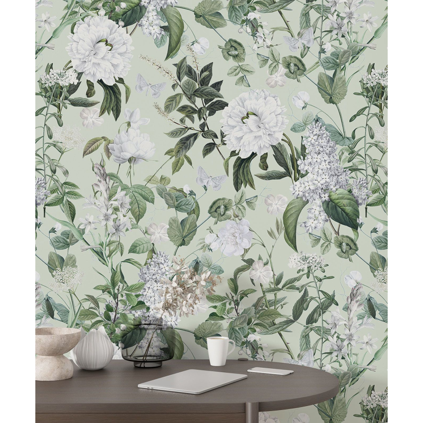 Papier peint motif XL - Motif floral