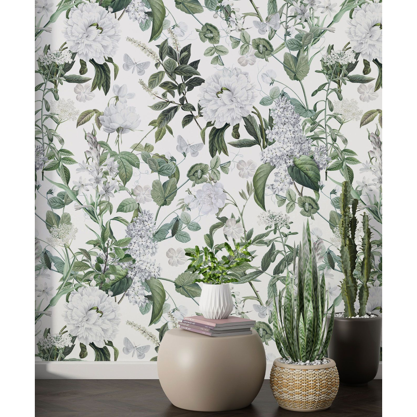 Papier peint motif XL - Motif floral