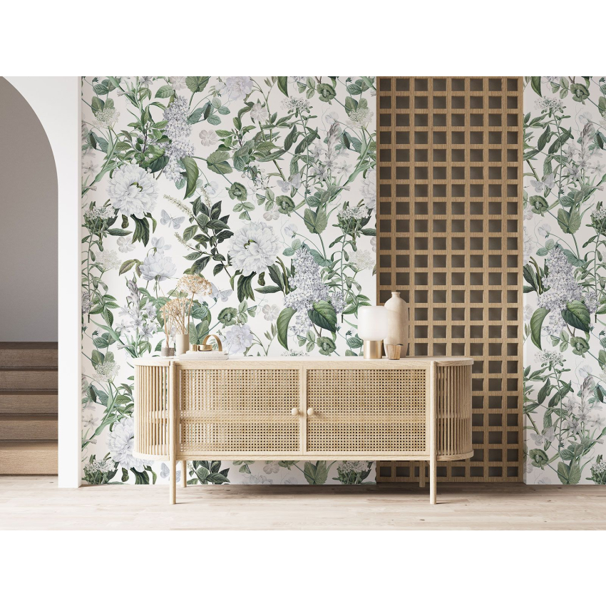 Papier peint motif XL - Motif floral
