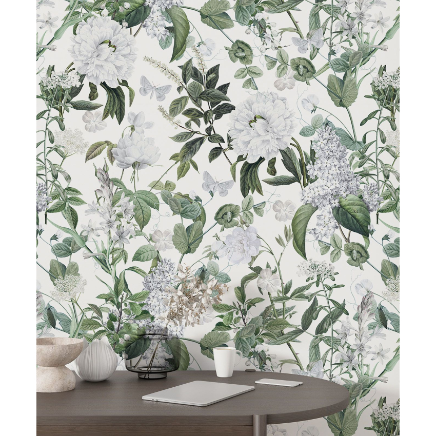 Papier peint motif XL - Motif floral