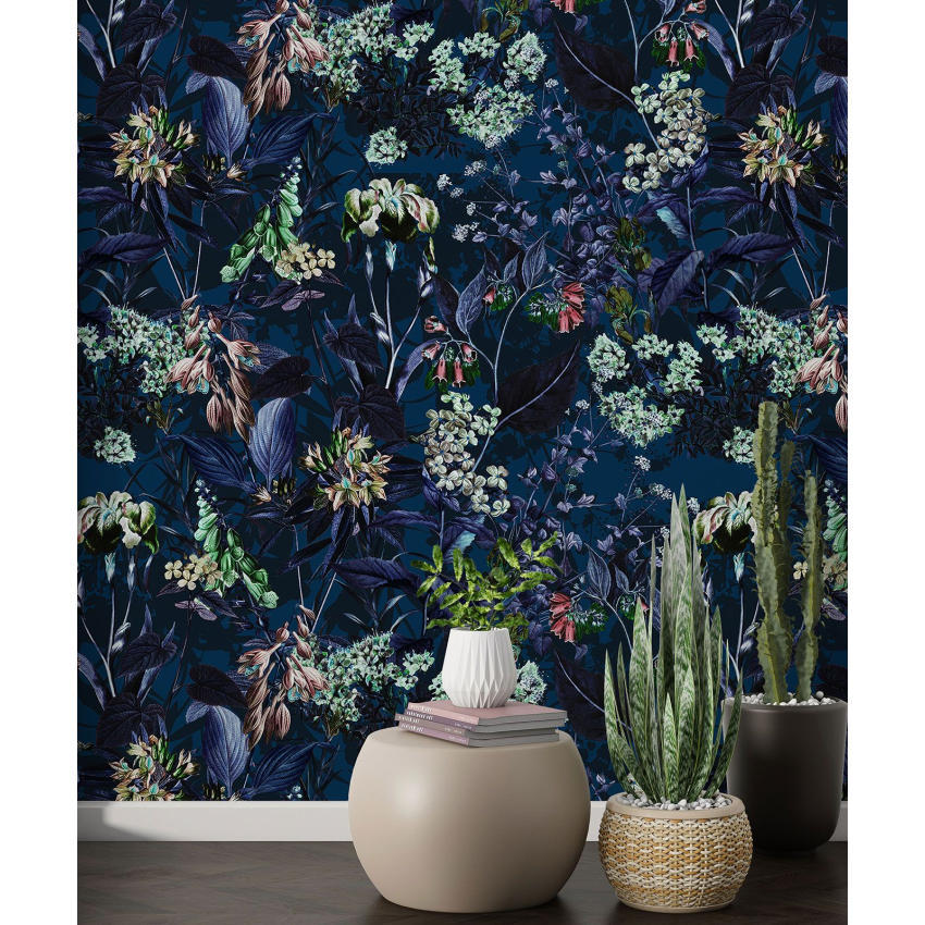 Papier peint motif XL - Motif floral