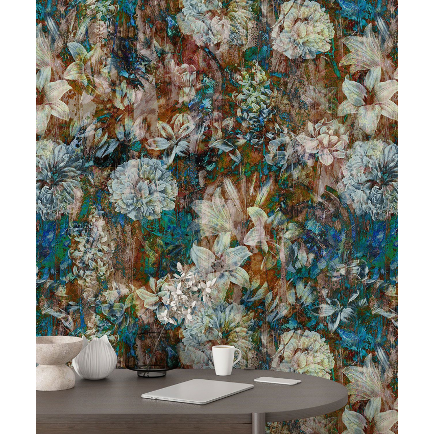 Papier peint motif XL - Motif floral