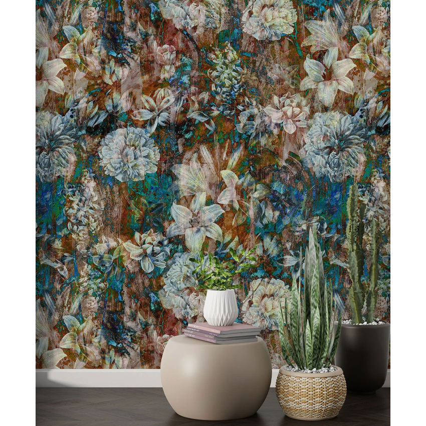 Papier peint motif XL - Motif floral