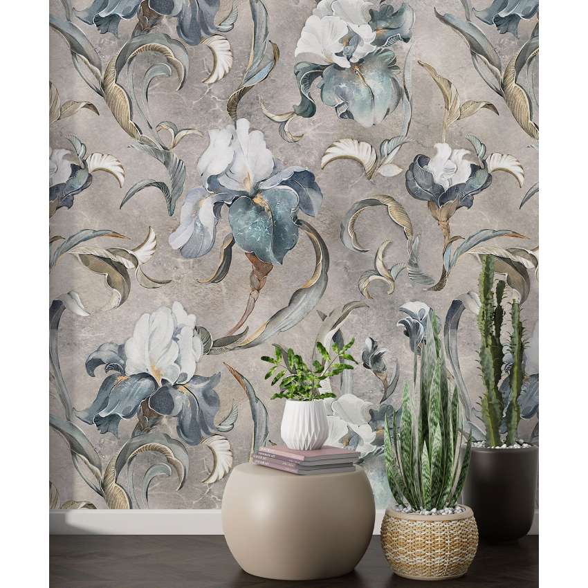 Papier peint motif XL - Motif floral