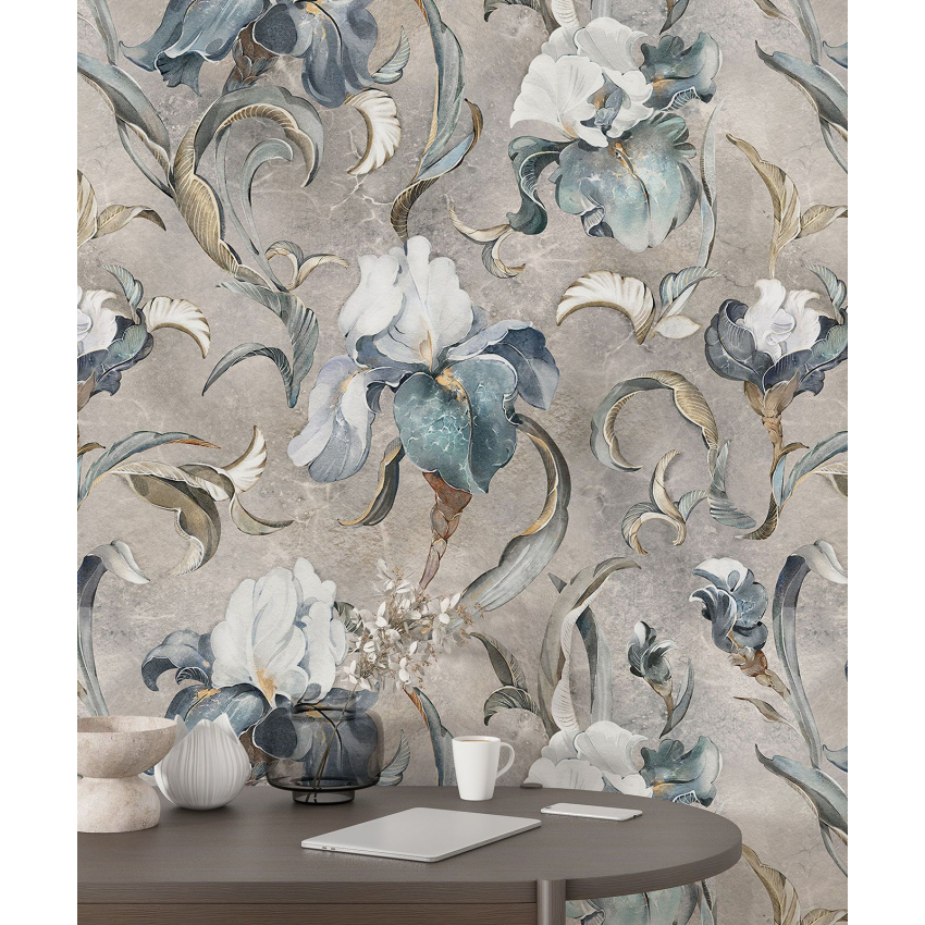 Papier peint motif XL - Motif floral