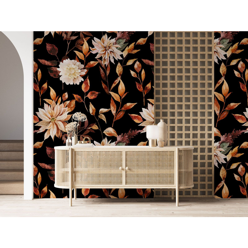 Papier peint motif XL - Motif floral