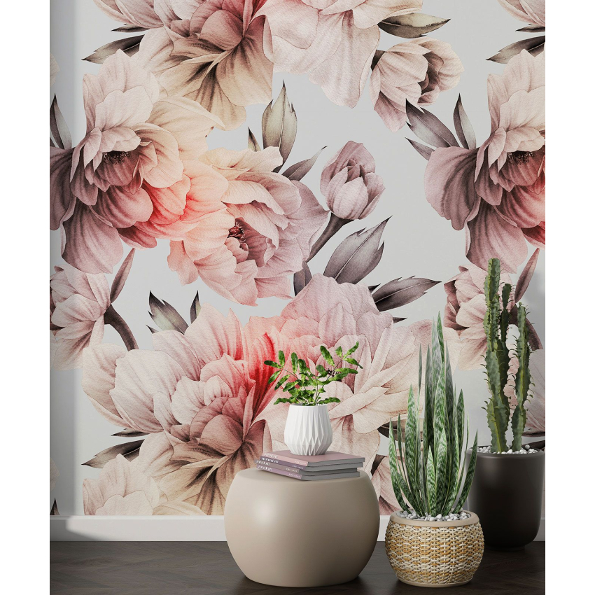 Papier peint motif XL - Motif floral
