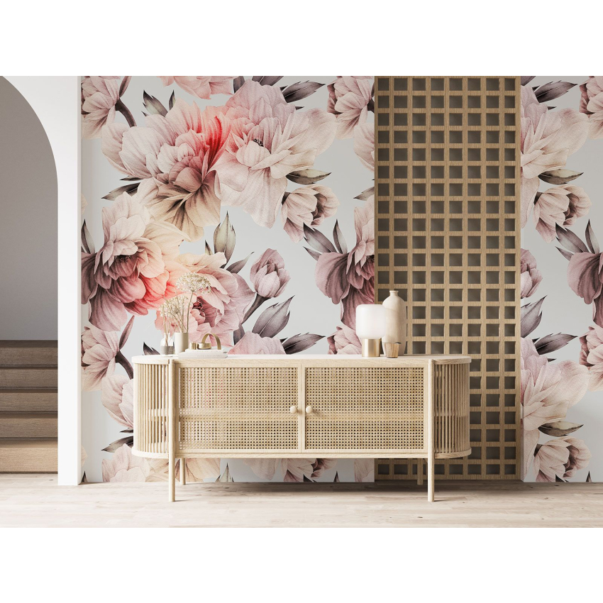 Papier peint motif XL - Motif floral
