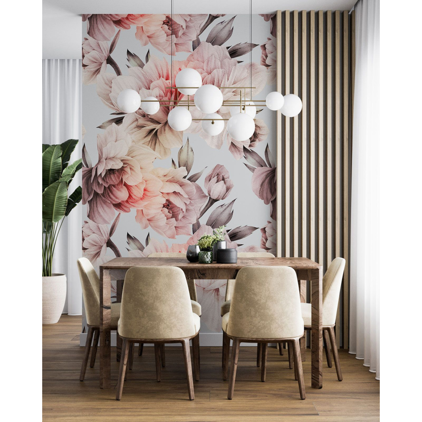 Papier peint motif XL - Motif floral