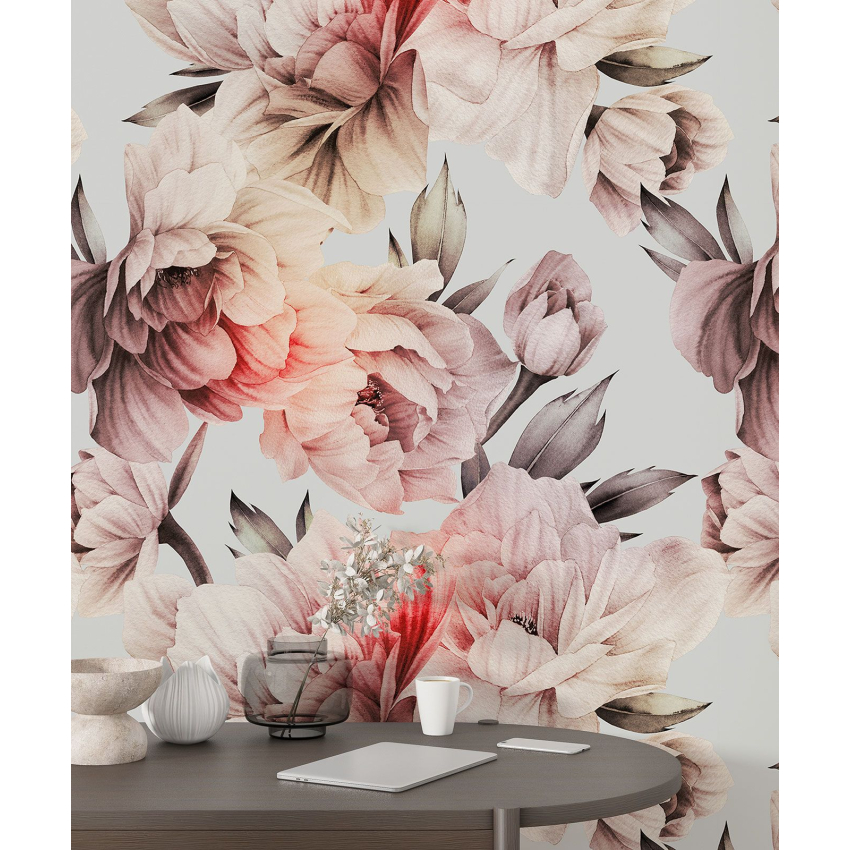 Papier peint motif XL - Motif floral