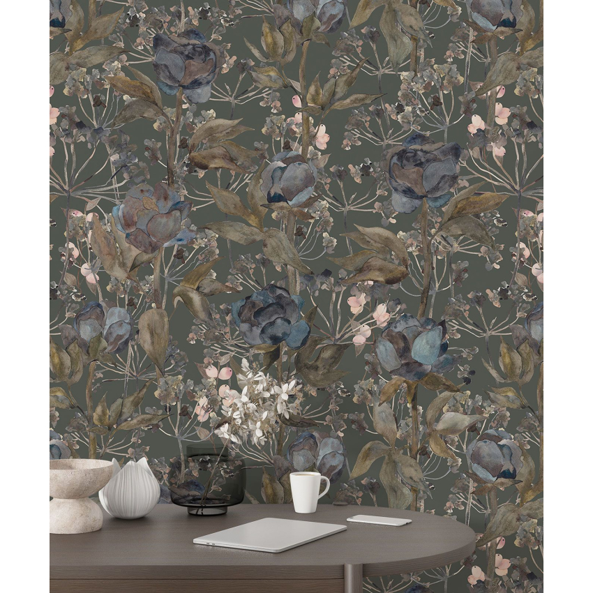 Papier peint motif XL - Motif floral