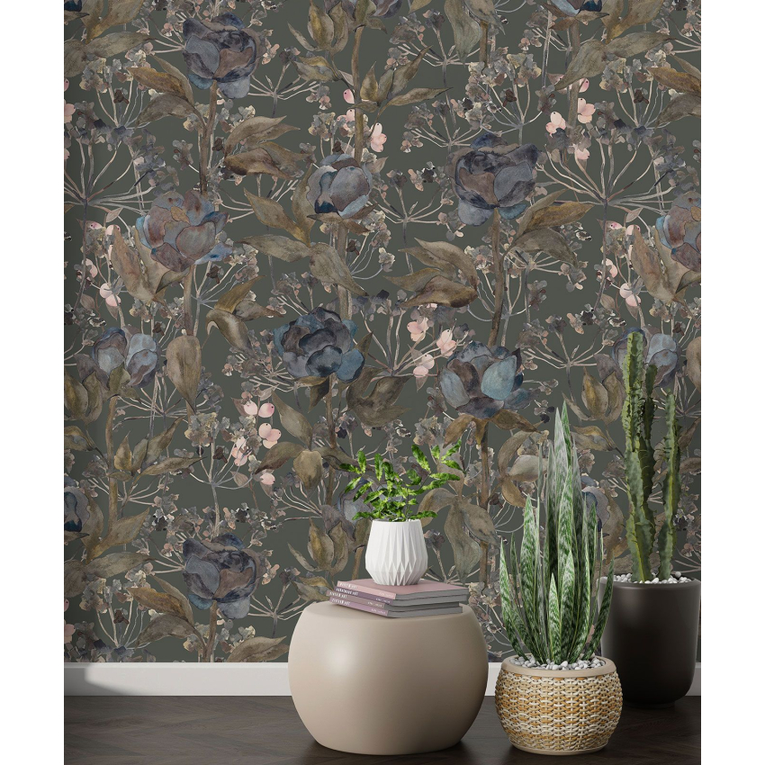 Papier peint motif XL - Motif floral