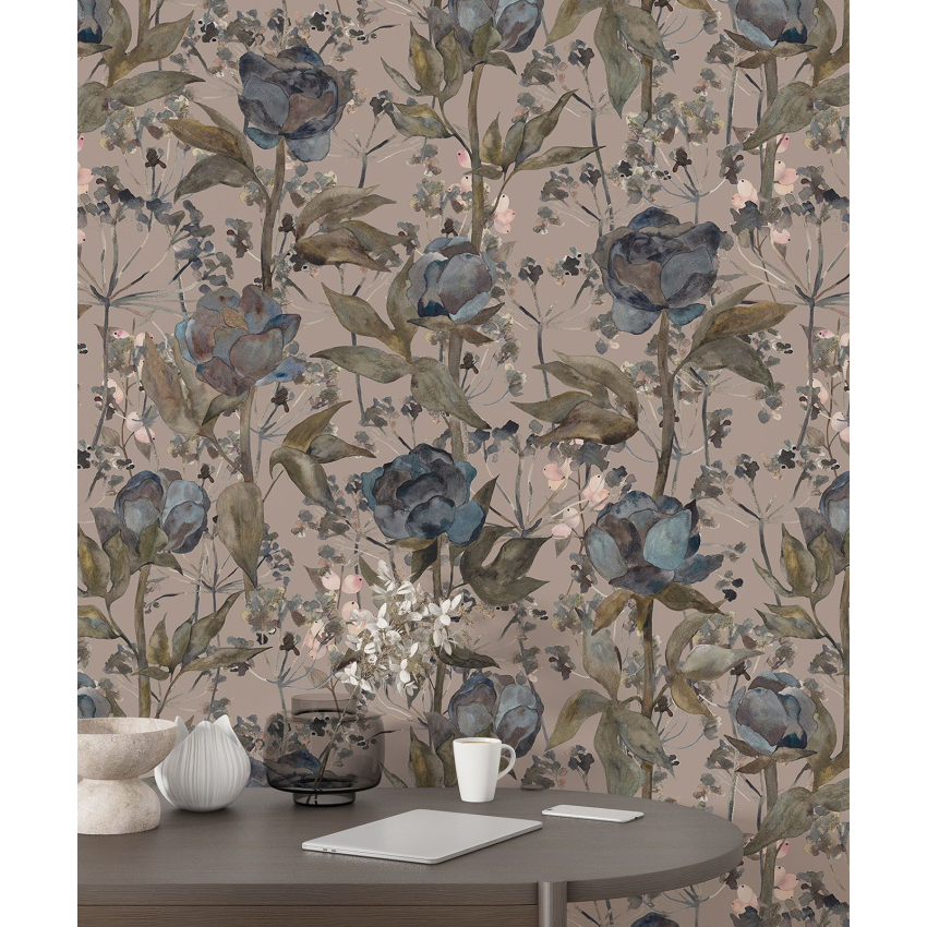Papier peint motif XL - Motif floral