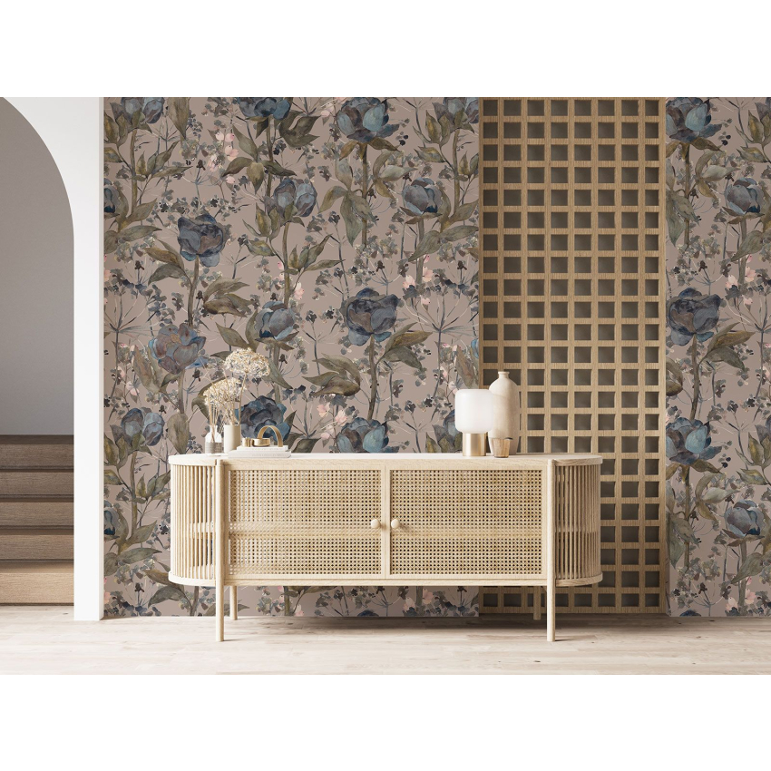 Papier peint motif XL - Motif floral
