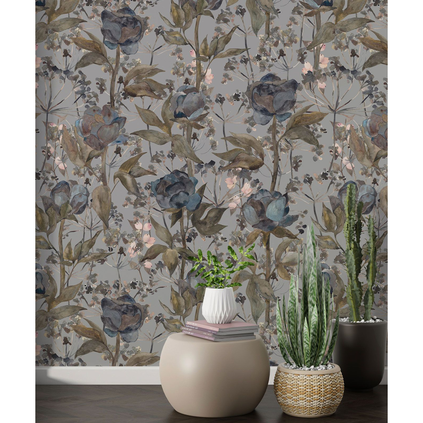 Papier peint motif XL - Motif floral