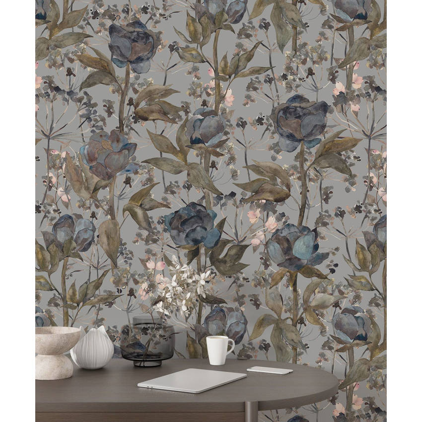 Papier peint motif XL - Motif floral