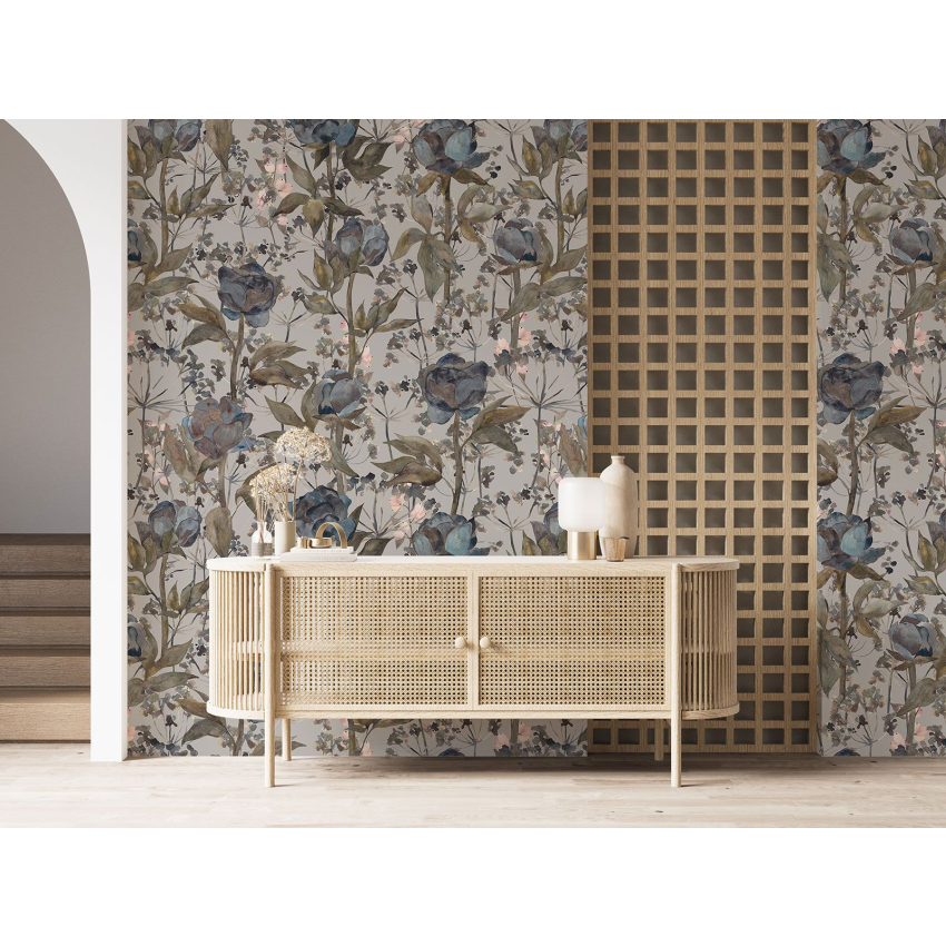 Papier peint motif XL - Motif floral