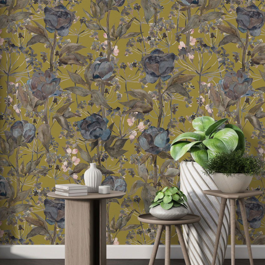 Papier peint motif XL - Motif floral
