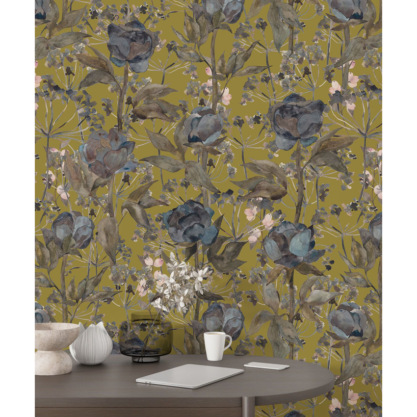 Papier peint motif XL - Motif floral