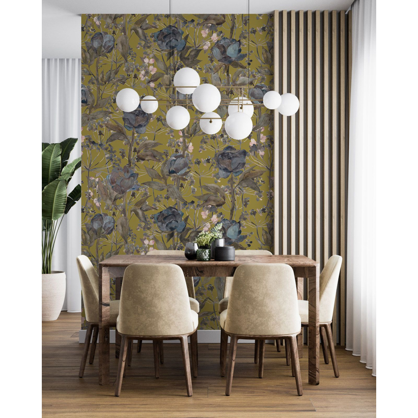 Papier peint motif XL - Motif floral