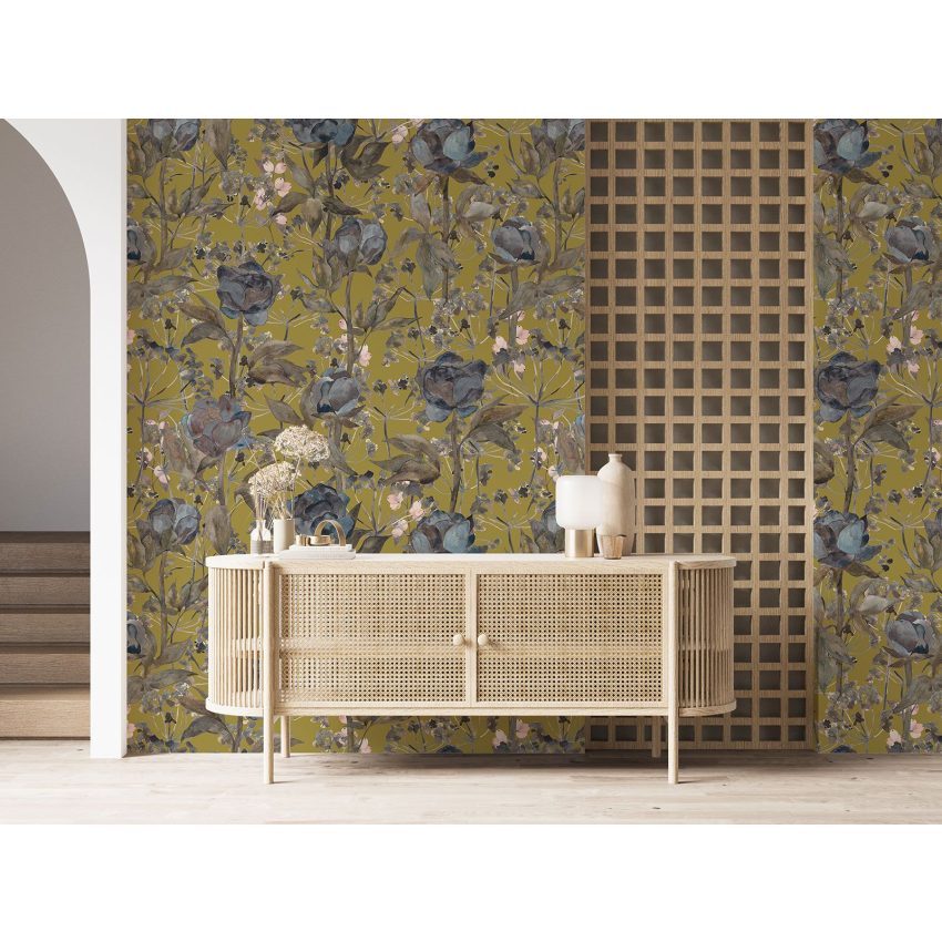 Papier peint motif XL - Motif floral