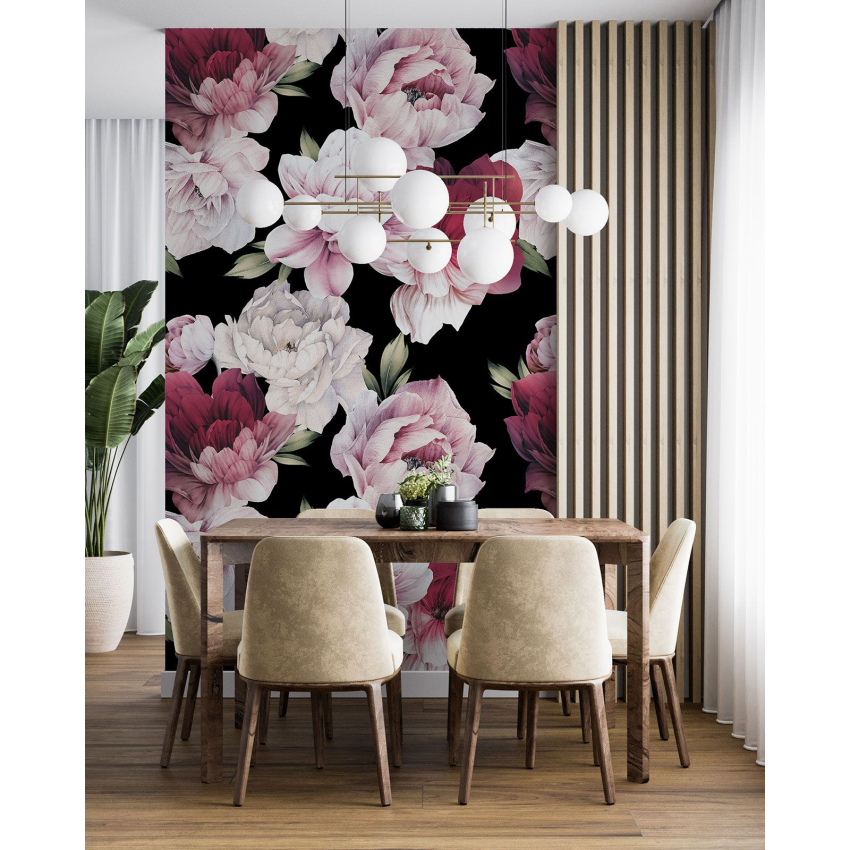 Papier peint motif XL - Motif floral