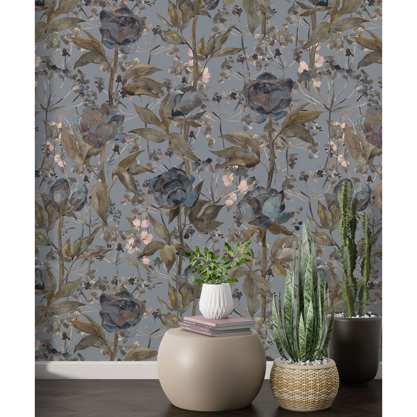 Papier peint motif XL - Motif floral