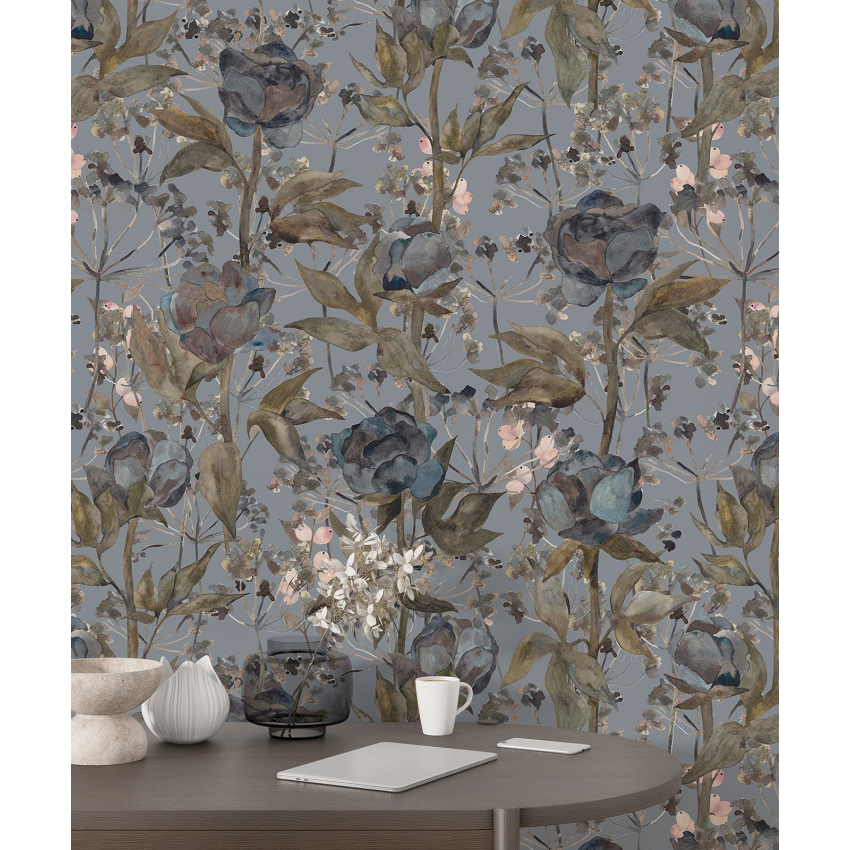 Papier peint motif XL - Motif floral