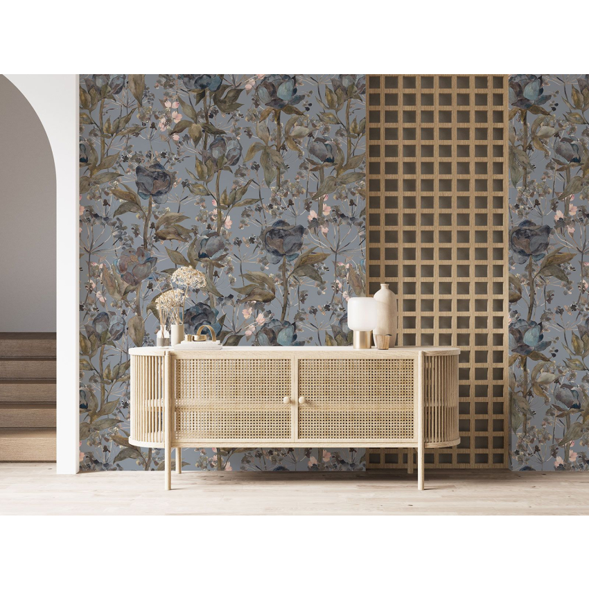 Papier peint motif XL - Motif floral