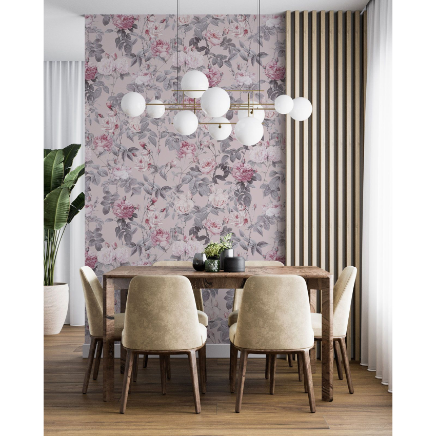 Papier peint motif XL - Motif floral