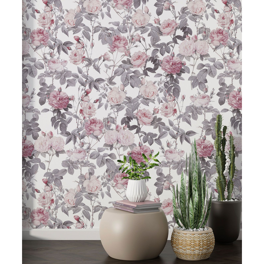 Papier peint motif XL - Motif floral