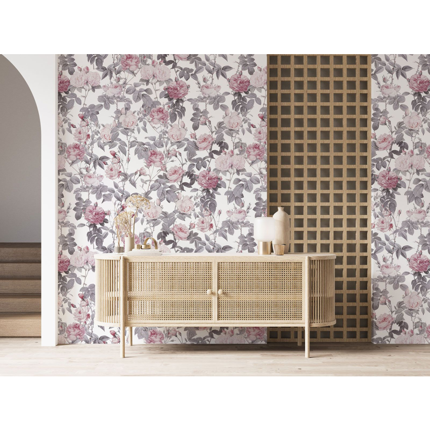 Papier peint motif XL - Motif floral