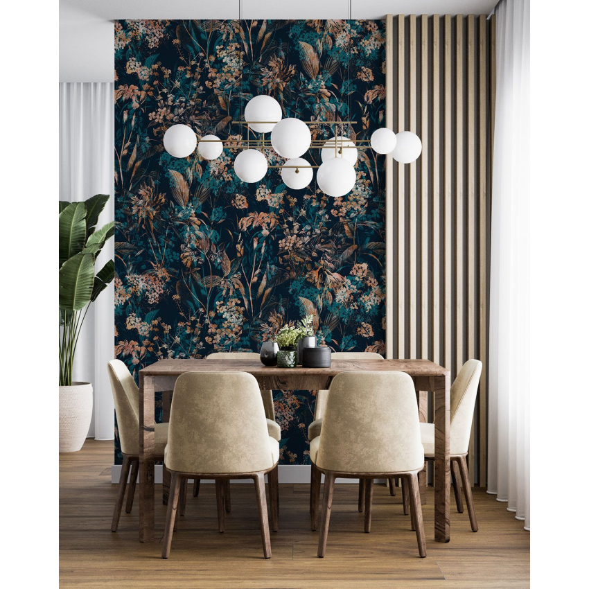 Papier peint motif XL - Motif floral