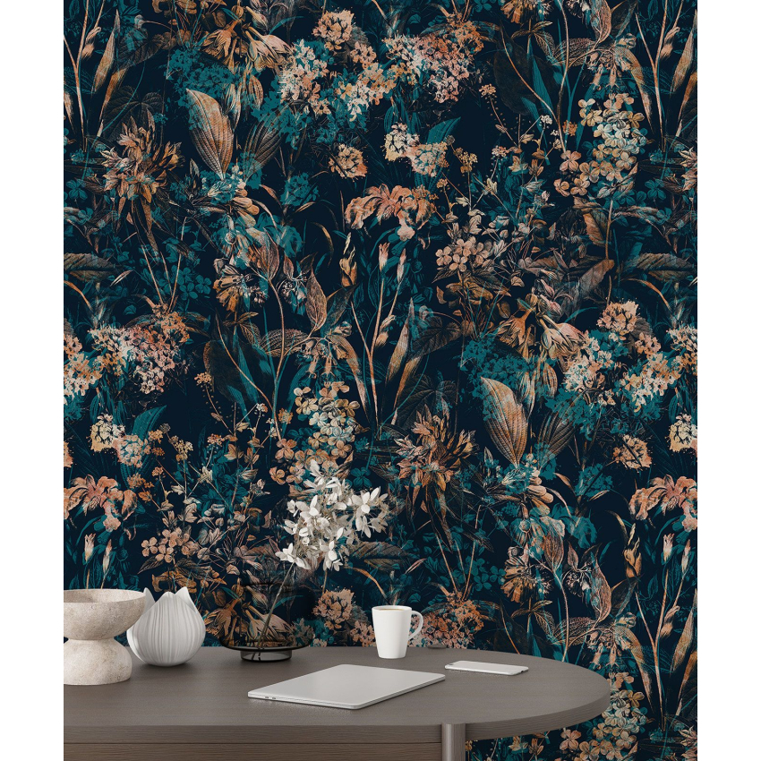 Papier peint motif XL - Motif floral