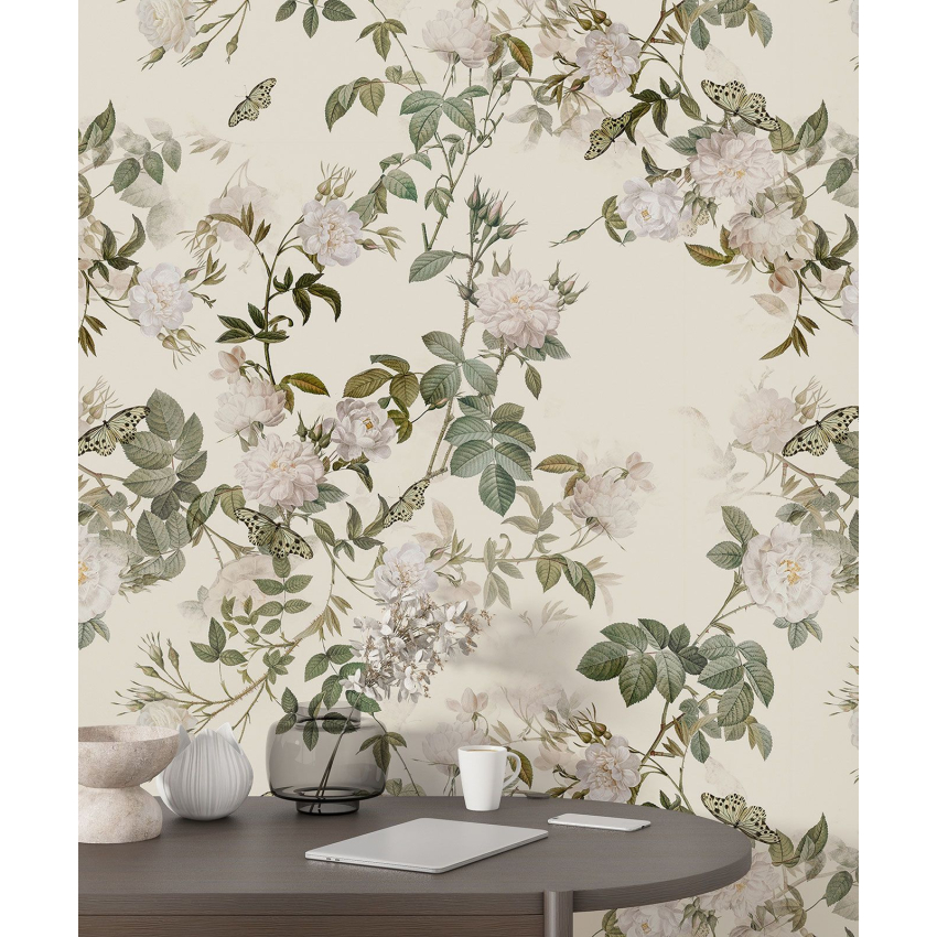 Papier peint motif XL - Motif floral