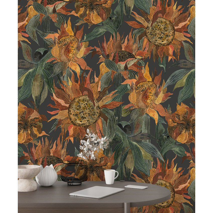 Papier peint motif XL - Motif floral