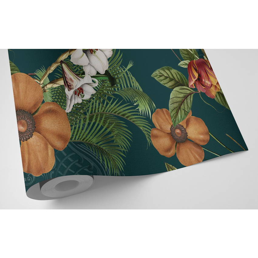 Papier peint motif XL - Motif floral