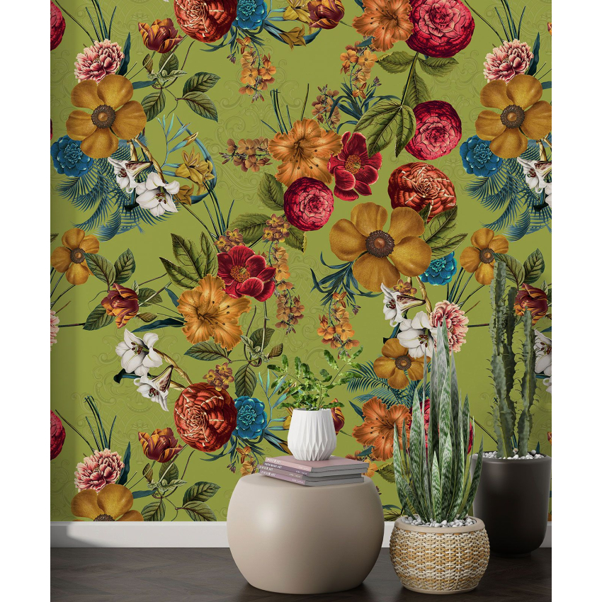 Papier peint motif XL - Motif floral