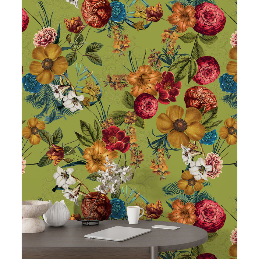 Papier peint motif XL - Motif floral