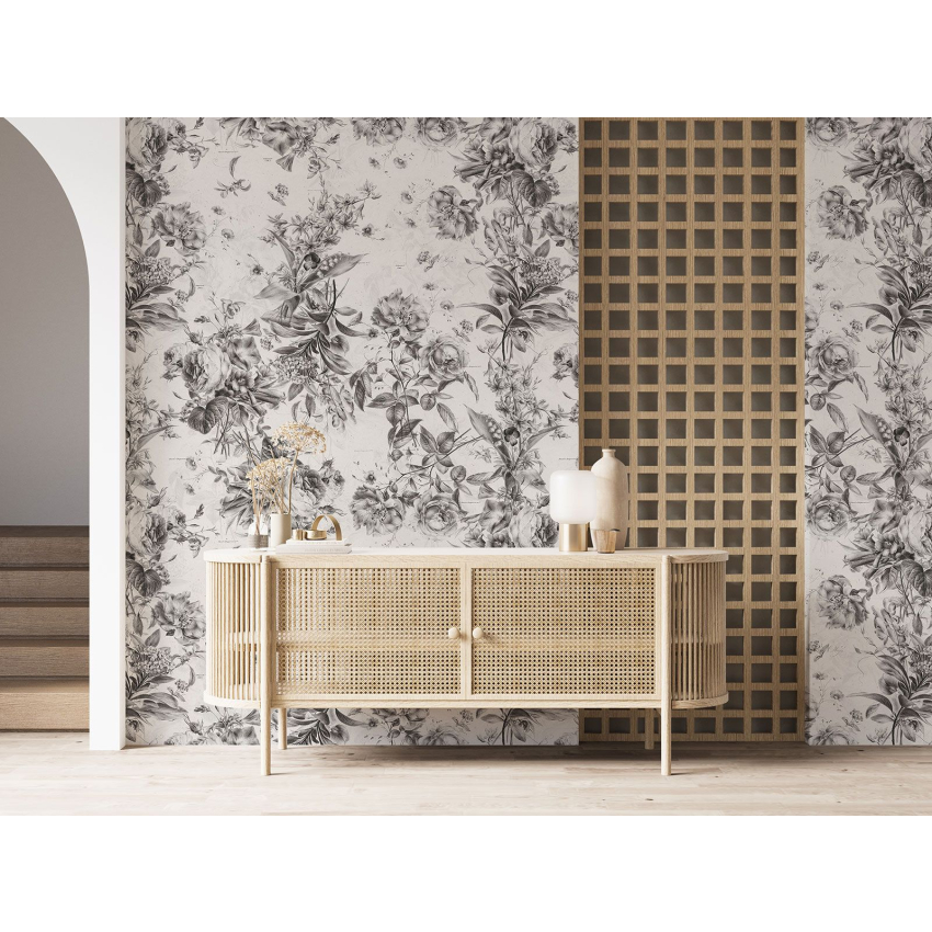 Papier peint motif XL - Motif floral