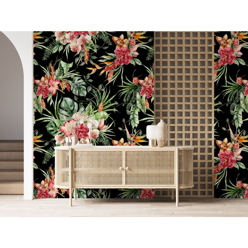 Papier peint motif XL - Motif floral