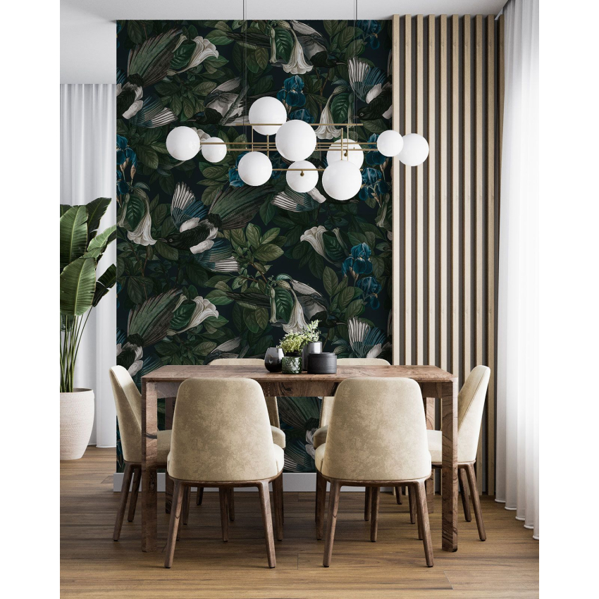 Papier peint motif XL - Motif floral