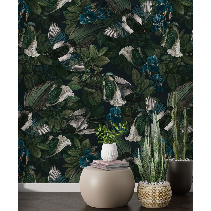 Papier peint motif XL - Motif floral