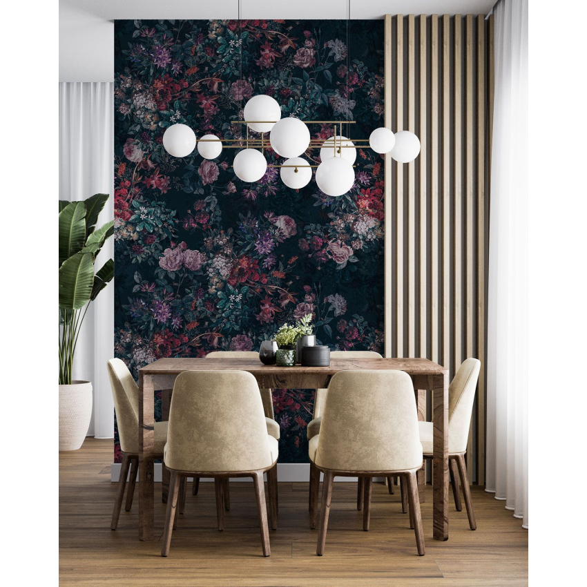 Papier peint motif XL - Motif floral