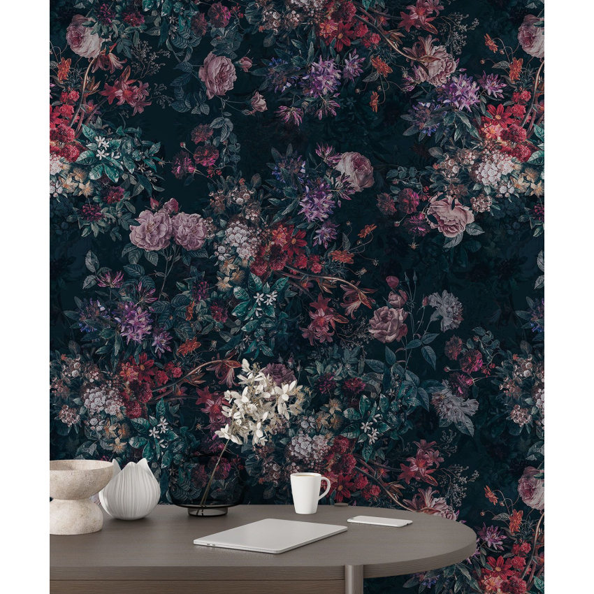 Papier peint motif XL - Motif floral