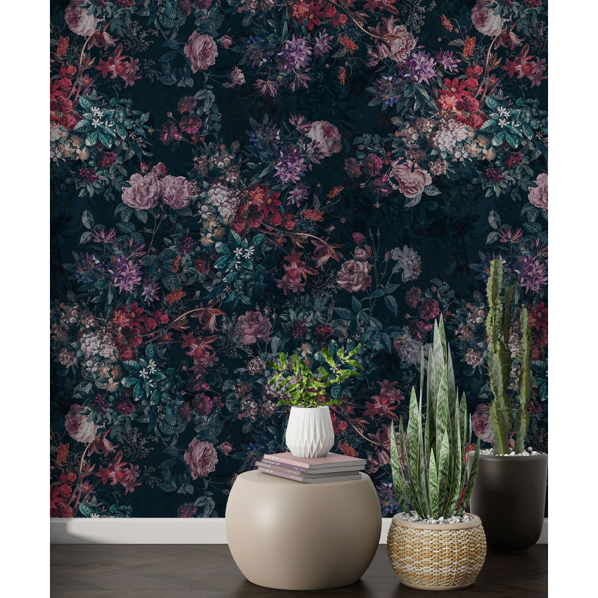 Papier peint motif XL - Motif floral