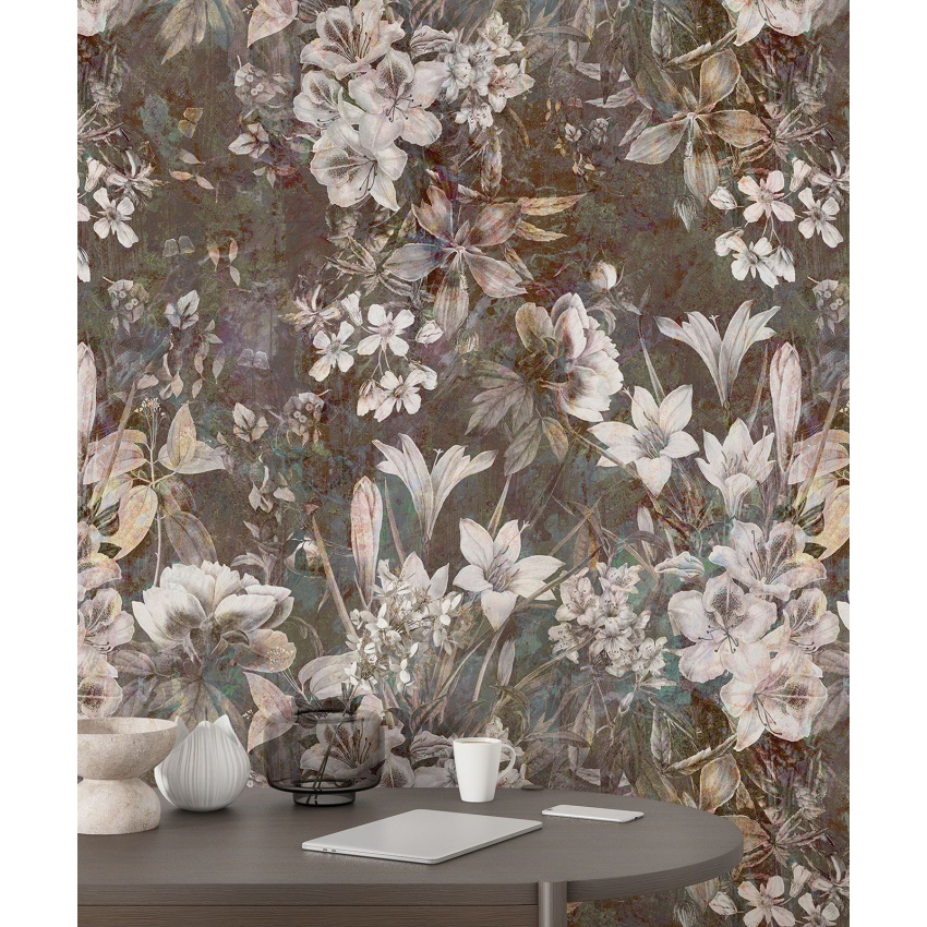 Papier peint motif XL - Motif floral